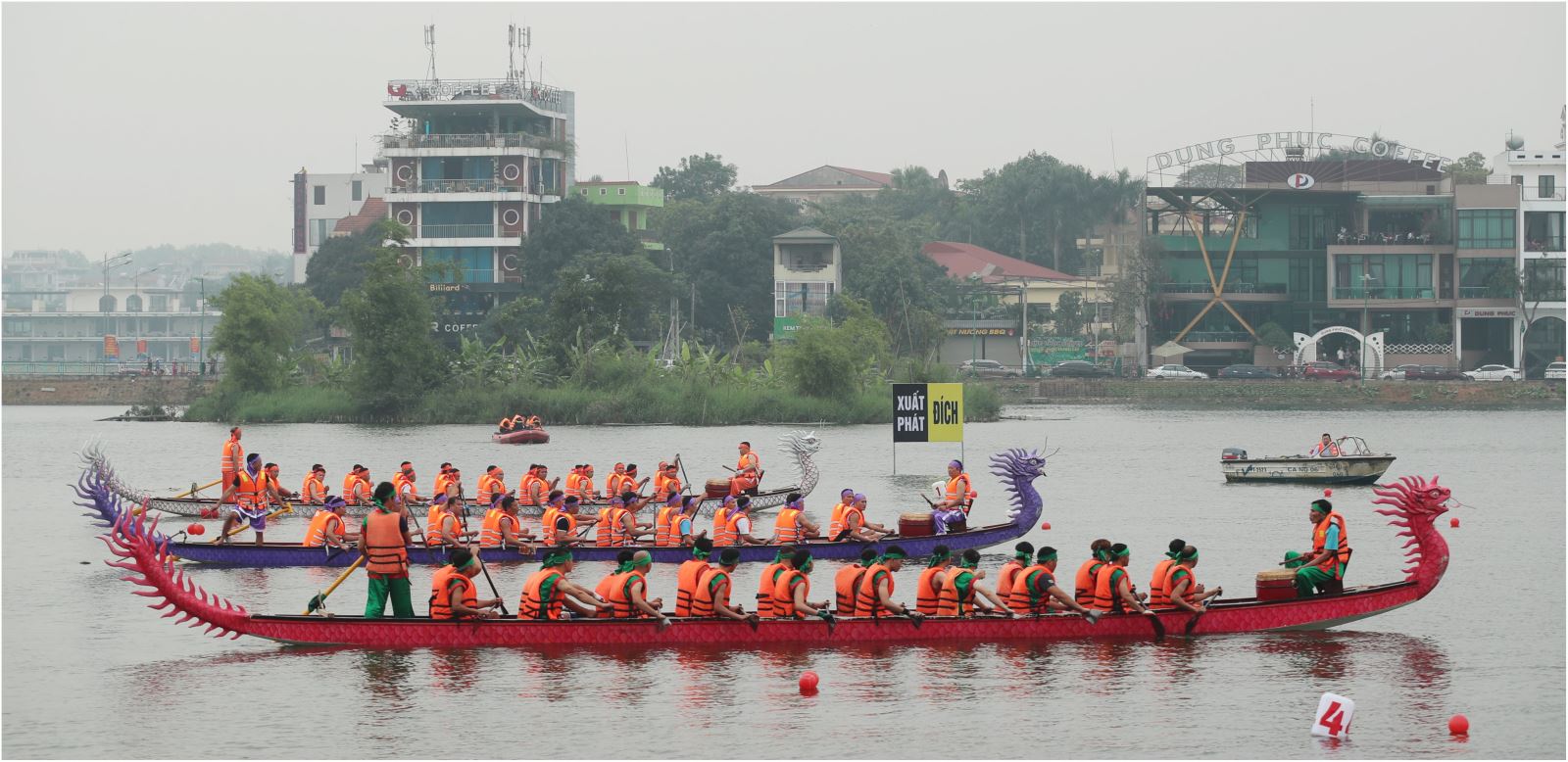 Phú Thọ: 9 đội tranh tài tại Hội bơi chải mở rộng năm 2023
