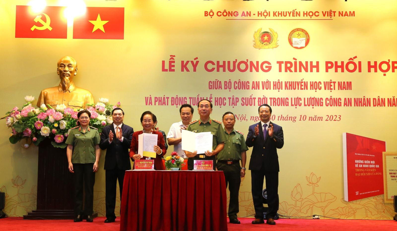 Ký kết chương trình phối hợp giữa Bộ Công an với Hội Khuyến học Việt Nam và phát động “Tuần lễ học tập suốt đời trong CAND” năm 2023
