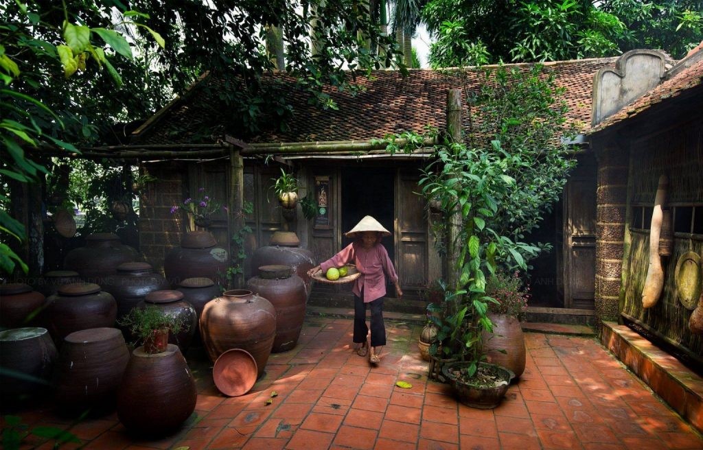 Chất cảm của vật liệu tự nhiên trong nội thất nhà ở truyền thống Việt Nam